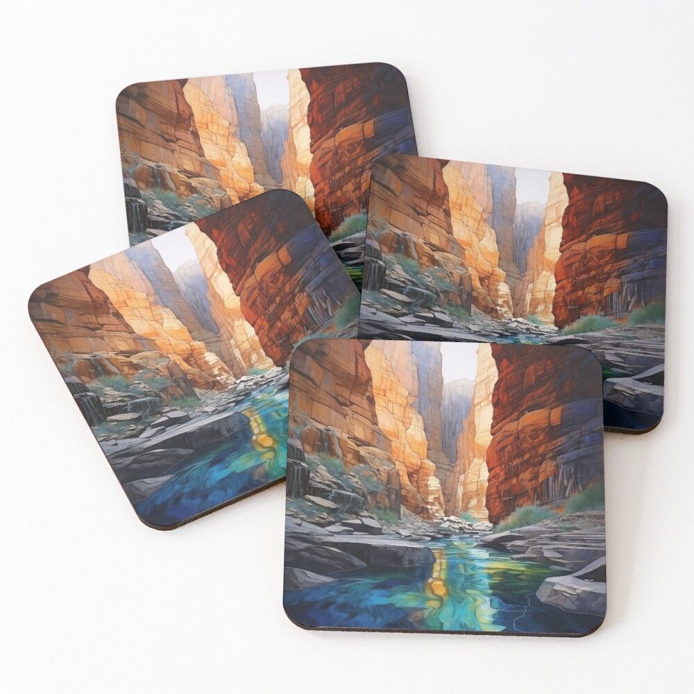 Item preview, Coasters (Set of 4) designed and sold by PrintPulseInk.