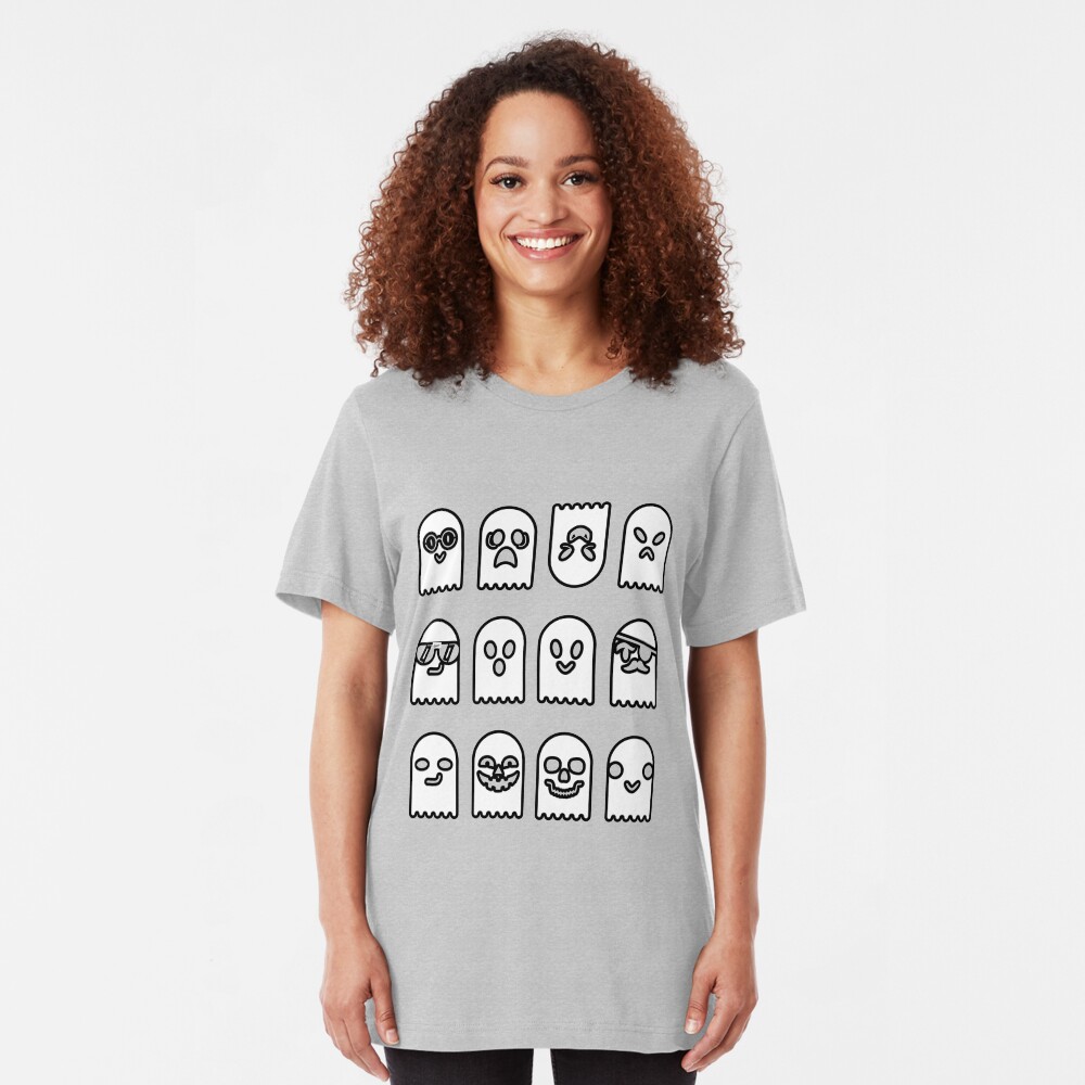 Gaggle of Ghosts Slim Fit T-Shirt