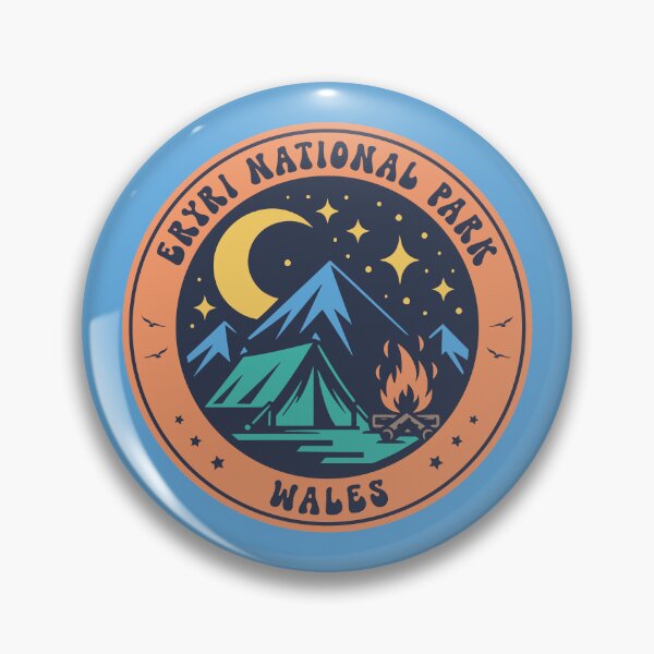 Item preview, Eryri National Park Snowdonia Wales Camping Design designed and sold by CynthiaGraphics.