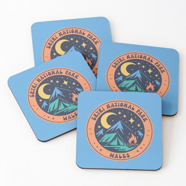 Item preview, Eryri National Park Snowdonia Wales Camping Design designed and sold by CynthiaGraphics.