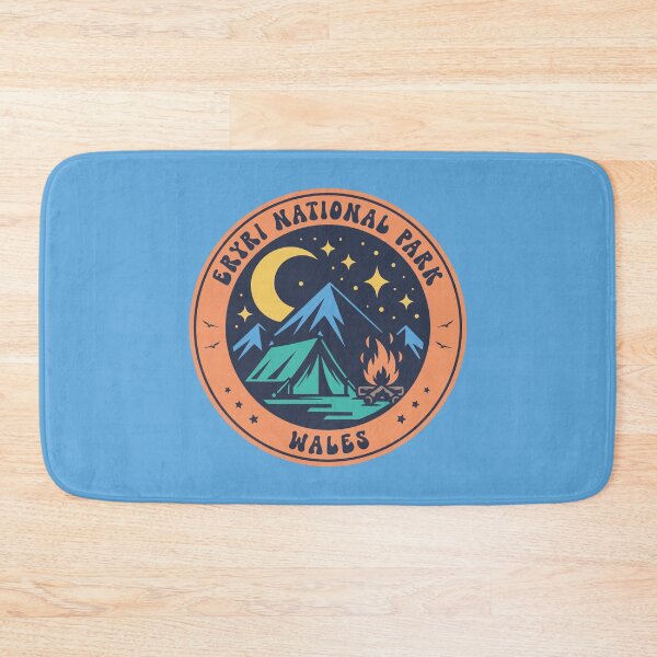 Item preview, Eryri National Park Snowdonia Wales Camping Design designed and sold by CynthiaGraphics.