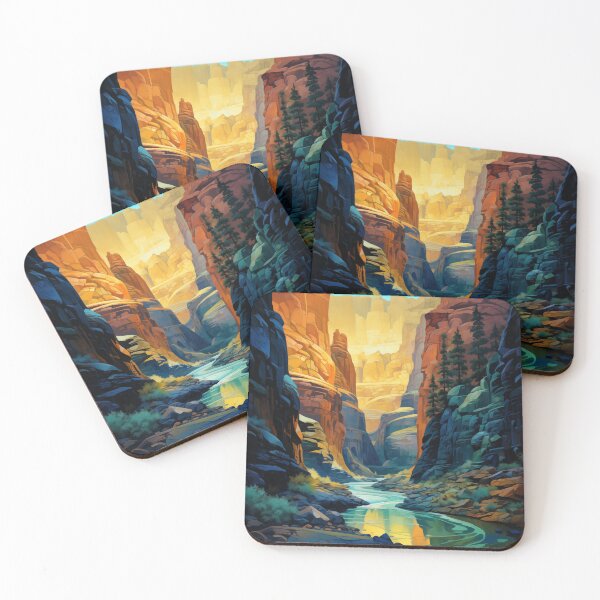 Item preview, Woodland Ravine Serenity designed and sold by PrintPulseInk.
