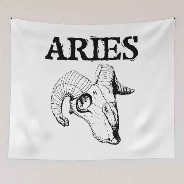 Item preview, Aries Season Skull designed and sold by AeternumInferis.