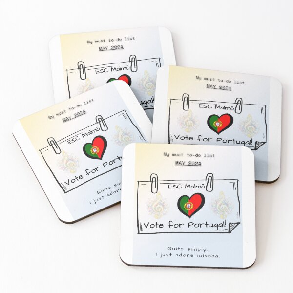 Item preview, EUROVISION SONG CONTEST 2024, VOTE FOR PORTUGAL designed and sold by CreativeBizarre.
