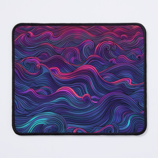 Item preview, Abstract wave pattern neon colour palette Active Outdoors Inspired Art designed and sold by CDC40.
