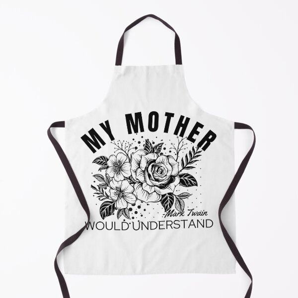 Item preview, My Mother Would Understand quote Mark Twain flowers designed and sold by TheWriteHand.