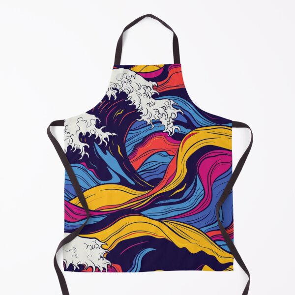 Item preview, Abstract wave pattern bold colour scheme Active Outdoors Inspired Art designed and sold by CDC40.