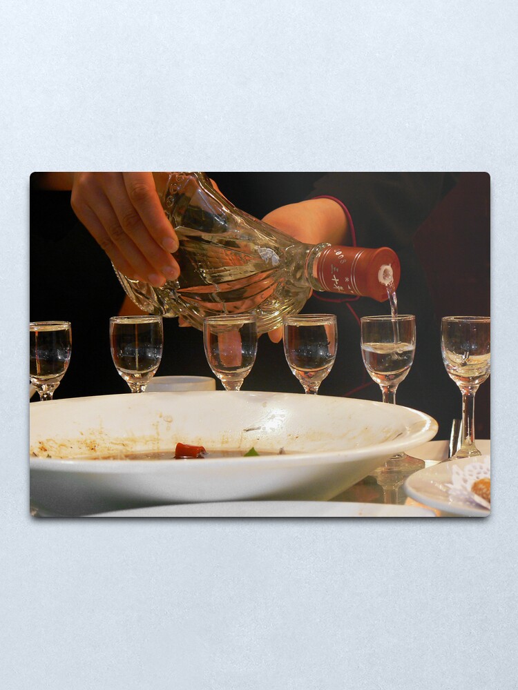 Alternate view of Baijiu ~ Chinese rice wine Metal Print