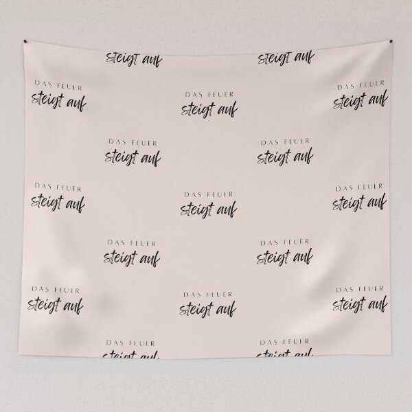Item preview, Das Feuer steigt auf | Pastel Pink Background designed and sold by RM-Journey.
