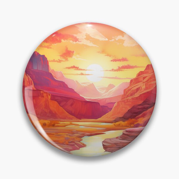 Item preview, Sunset Stream Canyon designed and sold by PrintPulseInk.