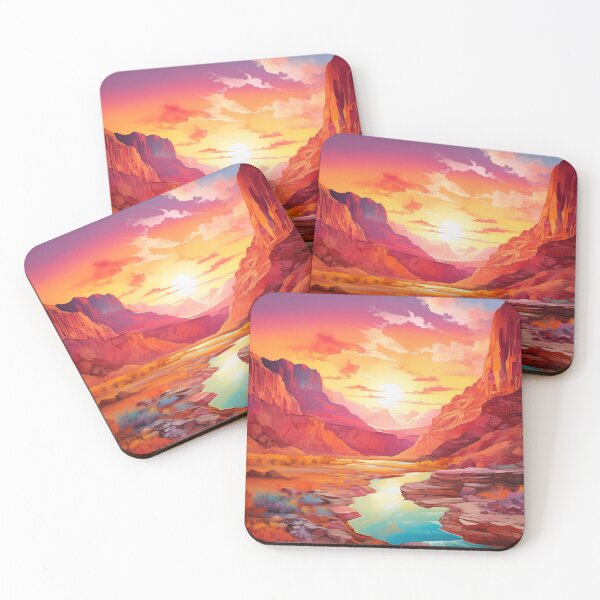 Item preview, Sunset Stream Canyon designed and sold by PrintPulseInk.
