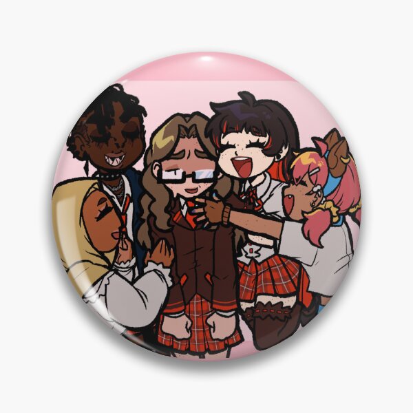 Item preview, vigilante schoolgirls designed and sold by catatasleepover.