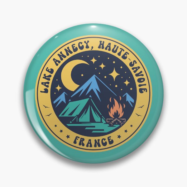 Item preview, Lake Annecy Haute-Savoie France Camping Design designed and sold by CynthiaGraphics.