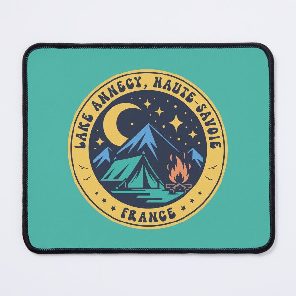 Item preview, Lake Annecy Haute-Savoie France Camping Design designed and sold by CynthiaGraphics.