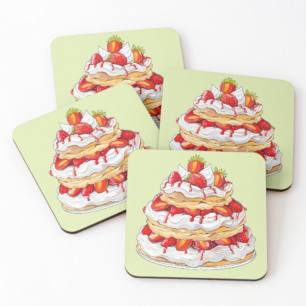 Item preview, Strawberry Meringue Cake designed and sold by sakurashorty.