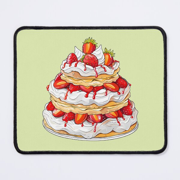 Item preview, Strawberry Meringue Cake designed and sold by sakurashorty.