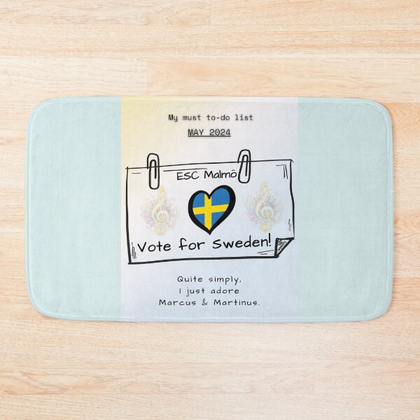 Item preview, EUROVISION SONG CONTEST 2024, VOTE FOR SWEDEN, ESC designed and sold by CreativeBizarre.