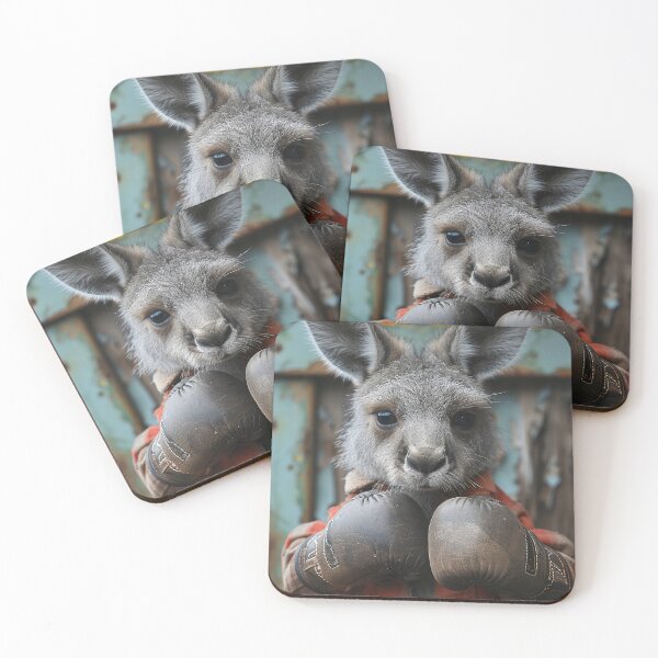 Item preview, Boxing kangaroo  designed and sold by Brendon987.
