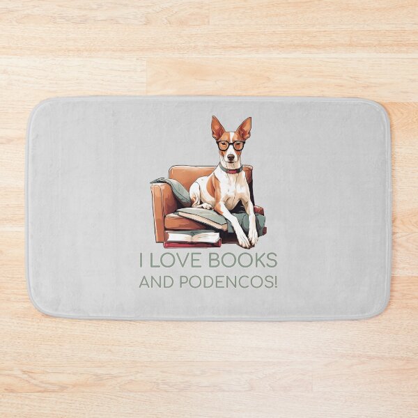Item preview, Podenco Bookworm - A Cozy Design for Book Lovers designed and sold by brindled.