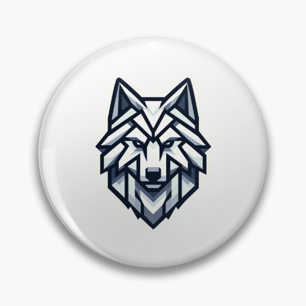 Item preview, Geometric Wolf Face Line Art Illustration designed and sold by psychcyberpunk.