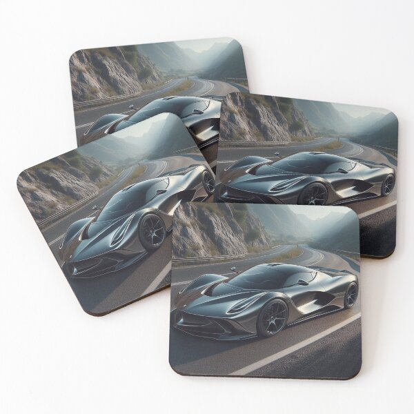 Item preview, Sport car on the road designed and sold by NovaCanvas Studio.