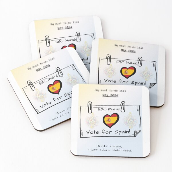 Item preview, EUROVISION SONG CONTEST 2024, VOTE FOR SPAIN designed and sold by CreativeBizarre.