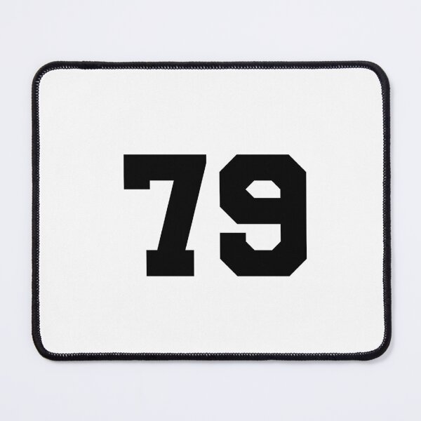 Item preview, 79, seventy-nine, black, University designed and sold by Numbers-Art.