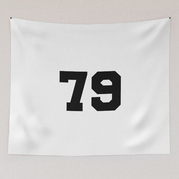 Item preview, 79, seventy-nine, black, University designed and sold by Numbers-Art.