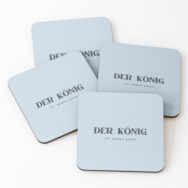 Item preview, Der König ist immer König | Pastel Blue Background designed and sold by RM-Journey.