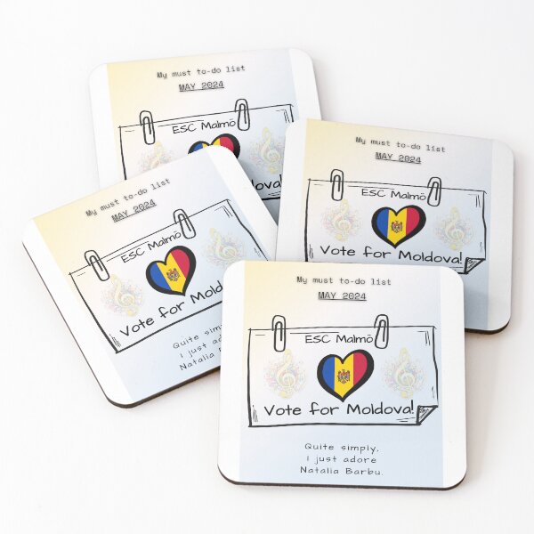 Item preview, EUROVISION SONG CONTEST 2024, VOTE FOR MOLDOVA designed and sold by CreativeBizarre.