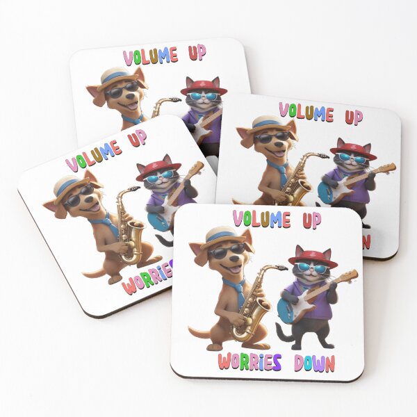 Item preview,  Volume Up. Worries Down - Funny memes designed and sold by AleksKos.