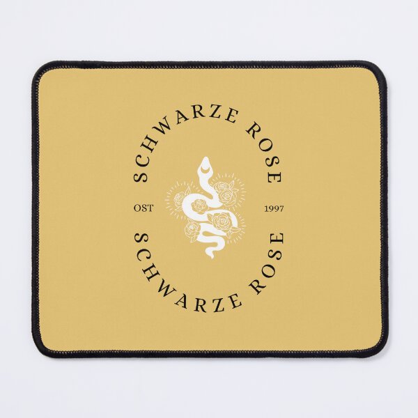 Item preview, Schwarze Rose | Snake Illustration | Yellow Background designed and sold by RM-Journey.
