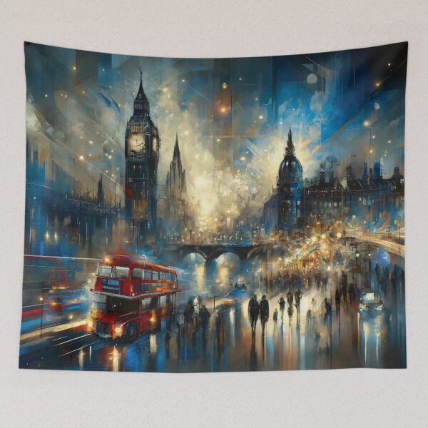 Item preview, Midnight Pulse - London's Luminous Symphony designed and sold by leyfinder.