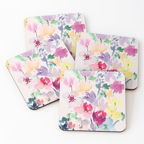Item preview, Loose watercolour spring flowers designed and sold by TheArtOfNata.