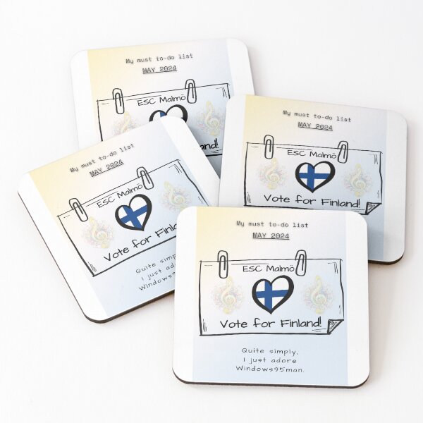 Item preview, EUROVISION SONG CONTEST 2024, VOTE FOR FINLAND designed and sold by CreativeBizarre.