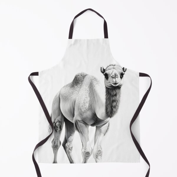Item preview, Black and white Camel drawing designed and sold by Pencil-Art.