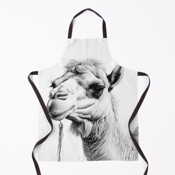 Item preview, Black and white Camel drawing designed and sold by Pencil-Art.