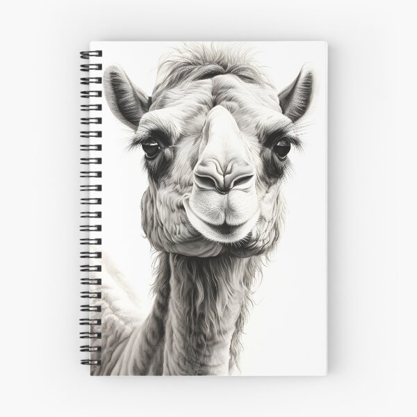 Item preview, Black and white Camel drawing designed and sold by Pencil-Art.