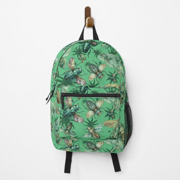 Item preview, Cicada pattern Insect collector entomology green designed and sold by AlchemyColor.
