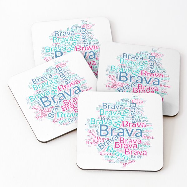 Item preview, Brava word cloud in the shape of the island designed and sold by XprD.