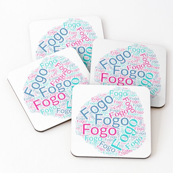Item preview, Fogo word cloud in the shape of the island designed and sold by XprD.