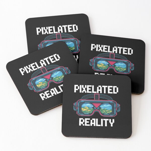 Item preview, Vr Headset Pixelated Reality designed and sold by HOMEDESIGNPRINT.