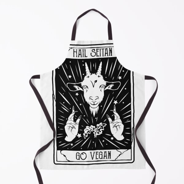 Item preview, Hail Seitan Go Vegan. Funny veganism design of Seitan, funny veganism seitan designed and sold by TheJapaneseFox.