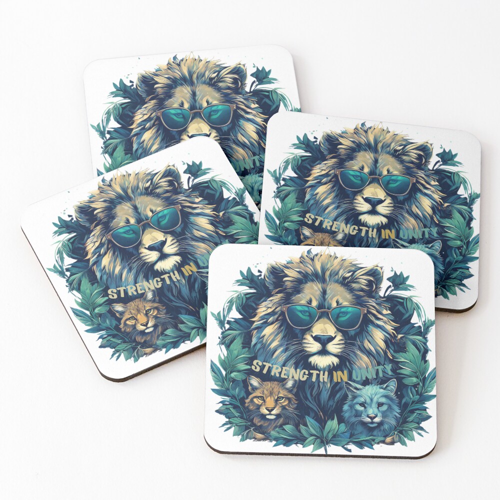 Item preview, Coasters (Set of 4) designed and sold by trendybutterfly.