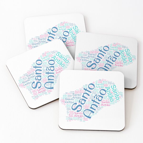 Item preview, Santo Antão word cloud in the shape of the island designed and sold by XprD.