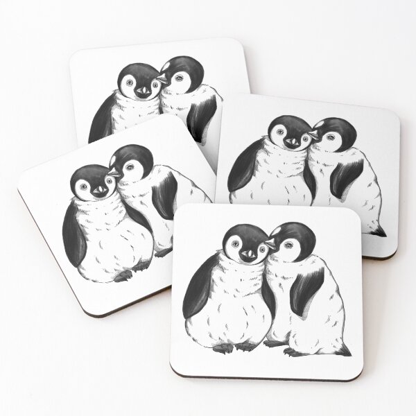 Item preview, Gray seamless graphic pattern with penguins and compass designed and sold by AnaVerana.