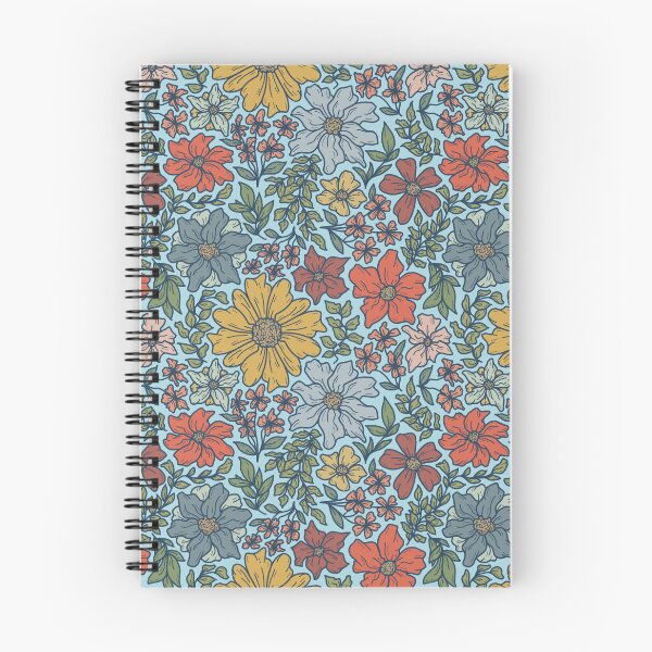 Item preview, Vintage Floral- Blue Background designed and sold by sustainablyjill.