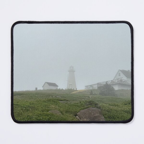 Item preview, Foggy beautiful white lighthouse designed and sold by ClarissaFlora.