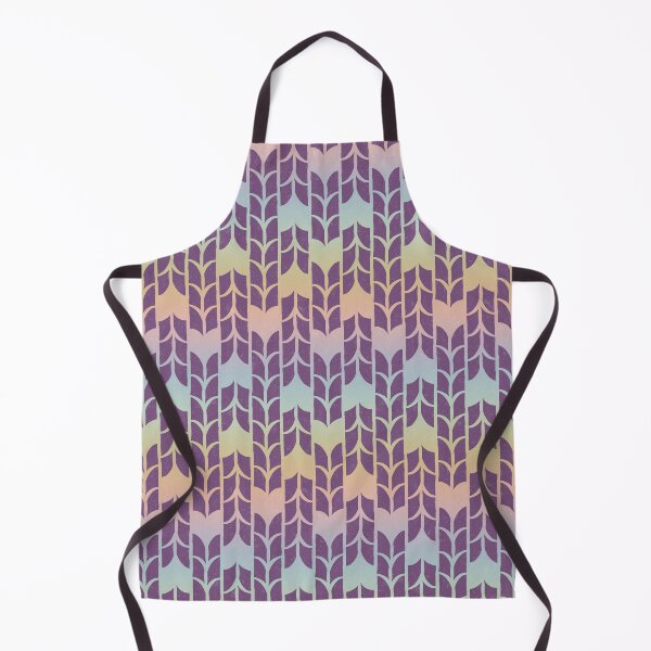 Item preview, Tulip Deco Pattern - Plum + Rainbow Sorbet designed and sold by Irene Estelle.