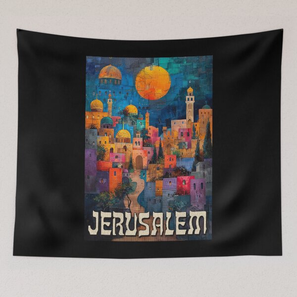 Item preview, Vibrant Jerusalem designed and sold by Yogimeister.